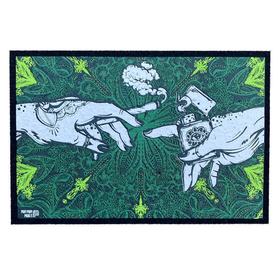 Puff Puff Pass It UV Moodmat Green