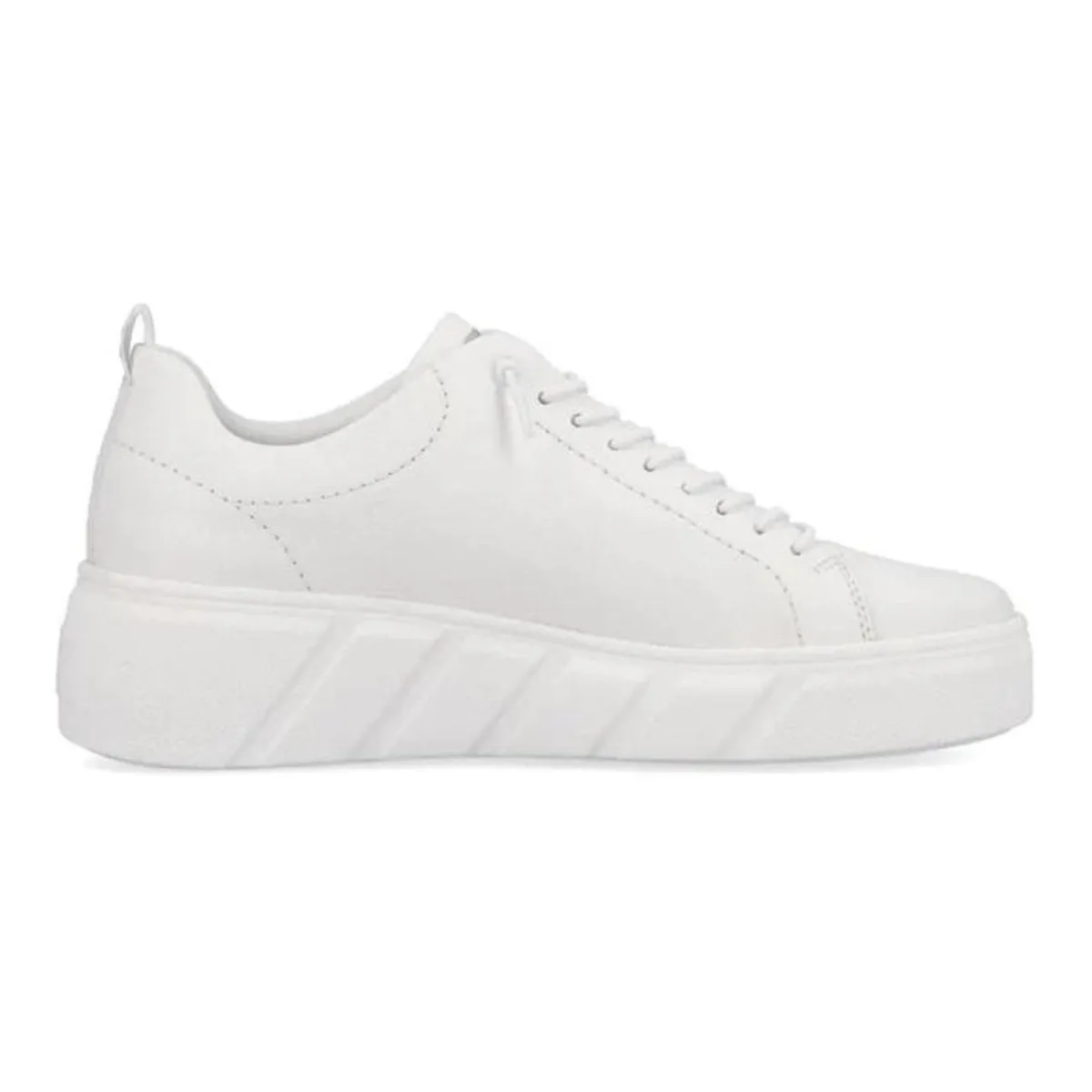 Rieker Women's W0500-81 White/White Leather