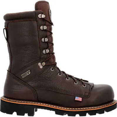 Rocky Men's Elk Stalker 10" WP Composite Toe Work Boot -Brown- RKK0399