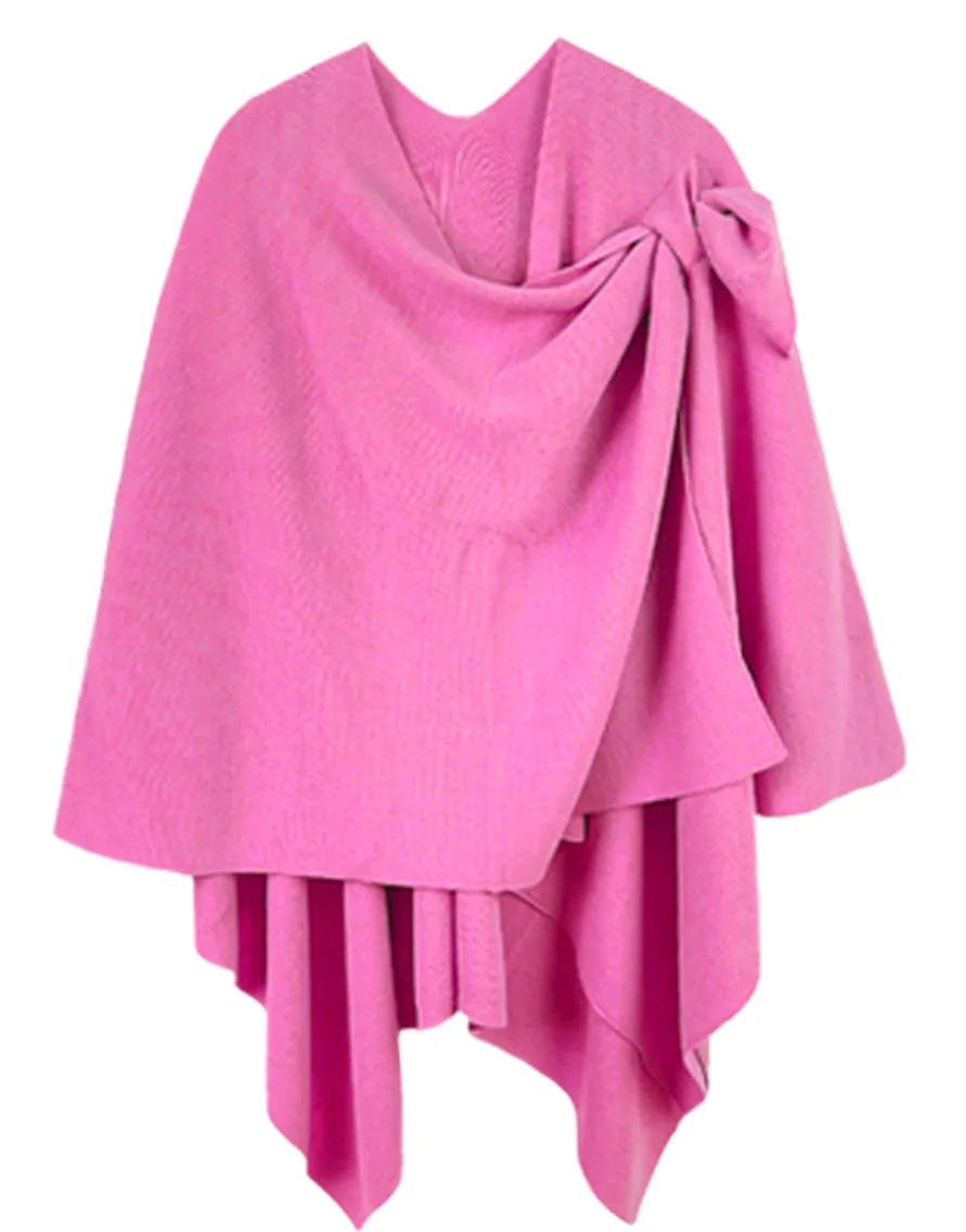 Solid Shoulder Wrap - Pink