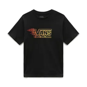 T-Shirt Vans BY Metallic Flame Ss Black - Kids