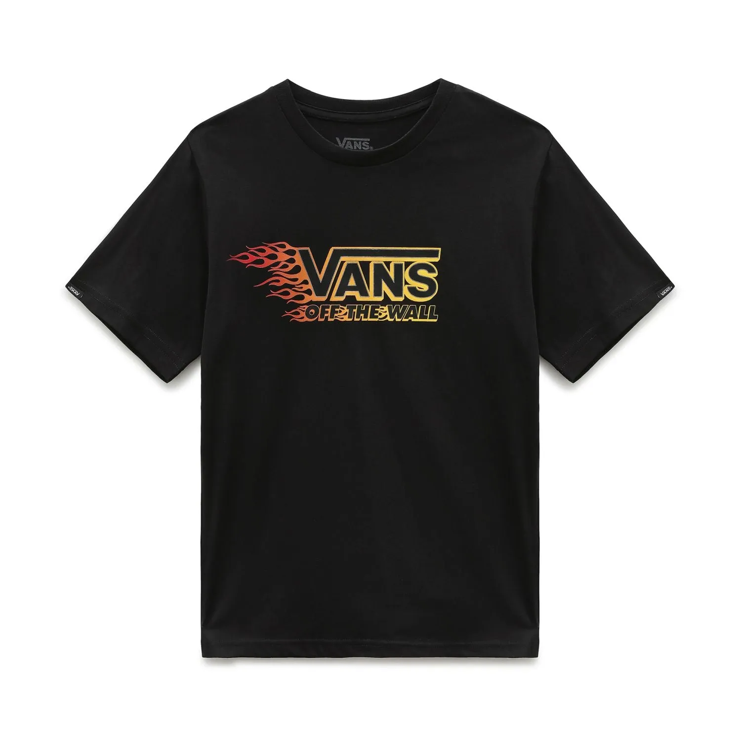 T-Shirt Vans BY Metallic Flame Ss Black - Kids