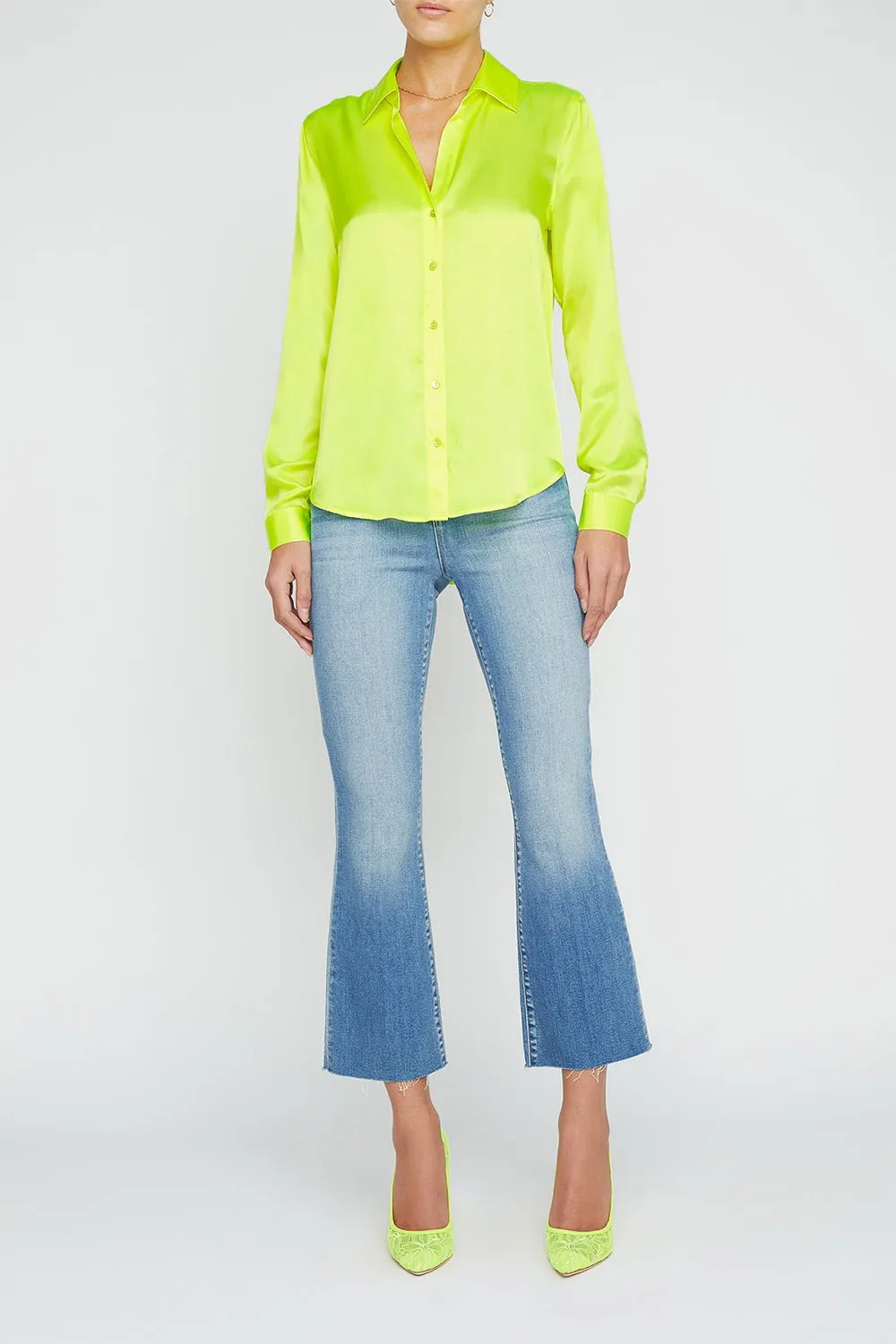 Tyler Blouse - Neon Citrus