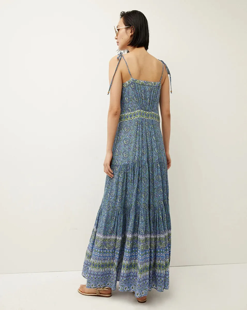 Veronica Beard - Windansea Maxi Dress - Electric Blue Multi