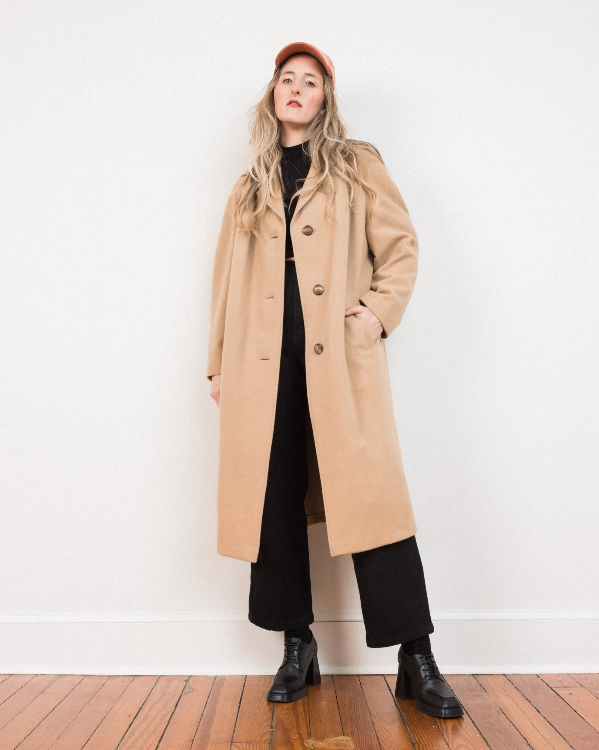 Vintage Camel Wool BERLIN Coat #16 (XS/S   S/M)