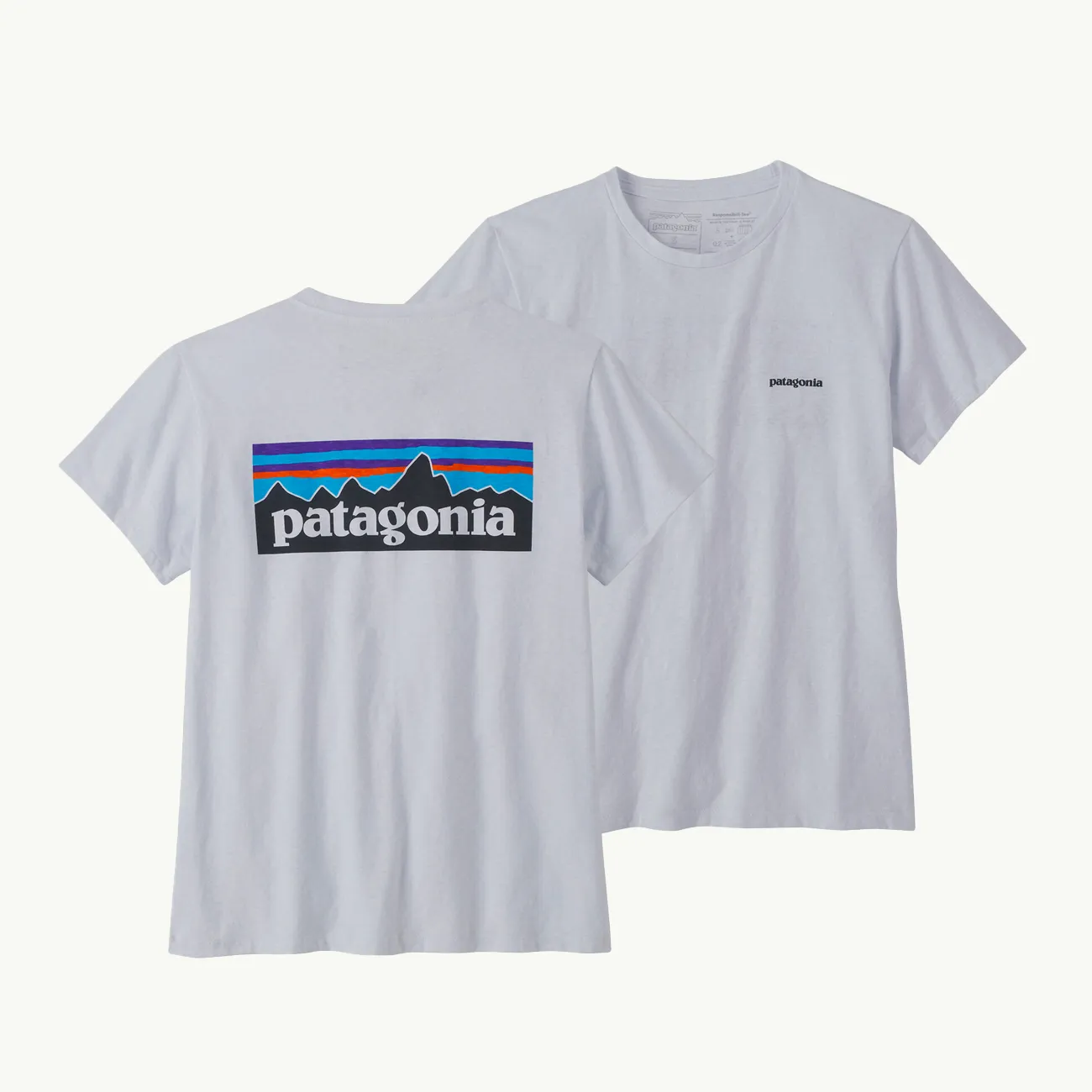 Women's P6 Logo Responsibili-Tee - White