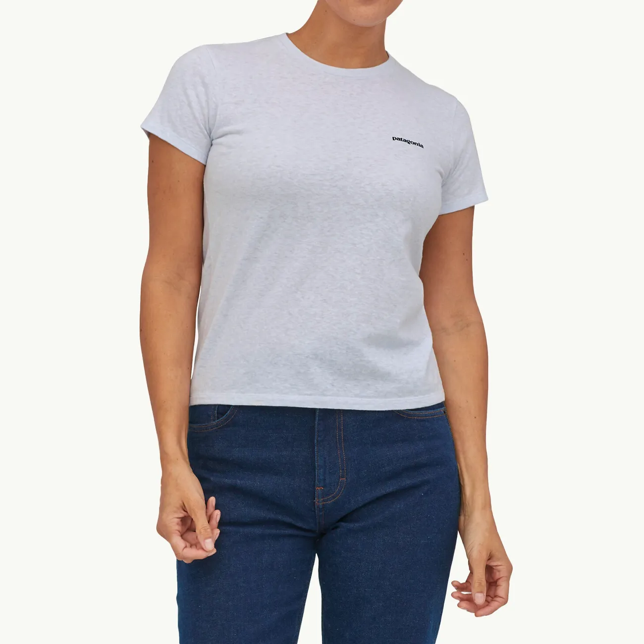 Women's P6 Logo Responsibili-Tee - White