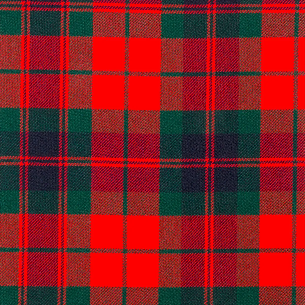 Worsted Wool Tartan Handkerchiefs / Pocket Squares — [ 42 Tartans ]