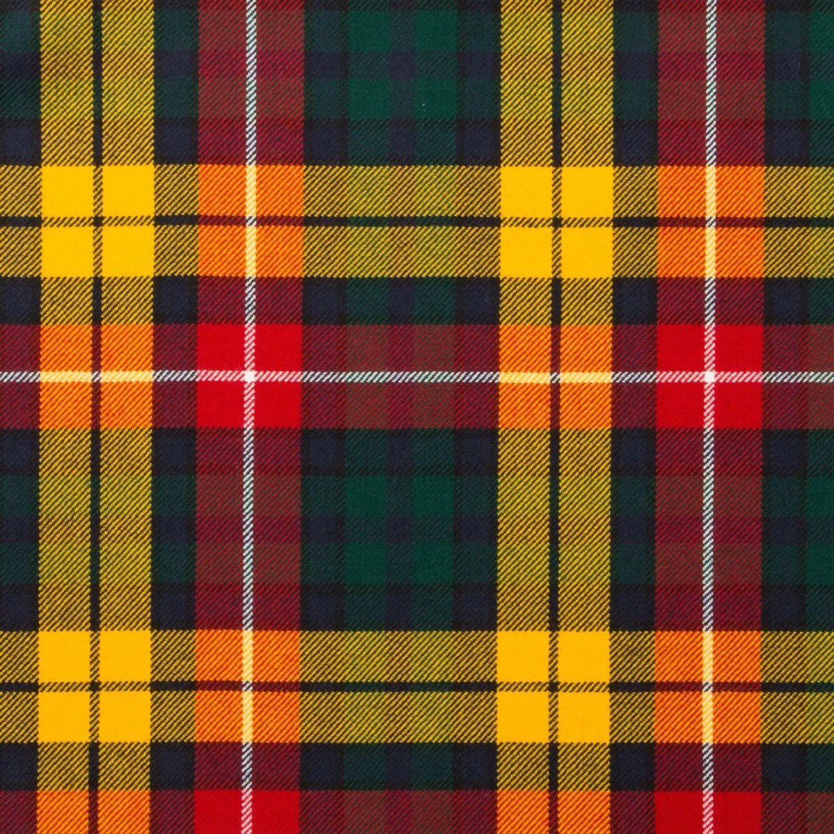 Worsted Wool Tartan Handkerchiefs / Pocket Squares — [ 42 Tartans ]