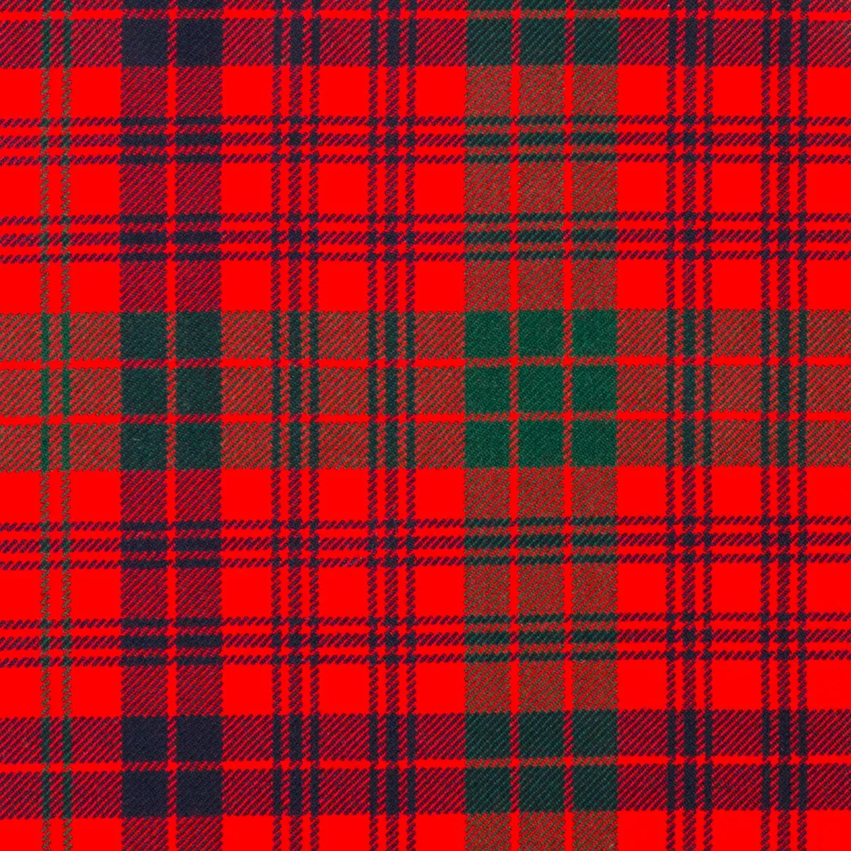 Worsted Wool Tartan Handkerchiefs / Pocket Squares — [ 42 Tartans ]