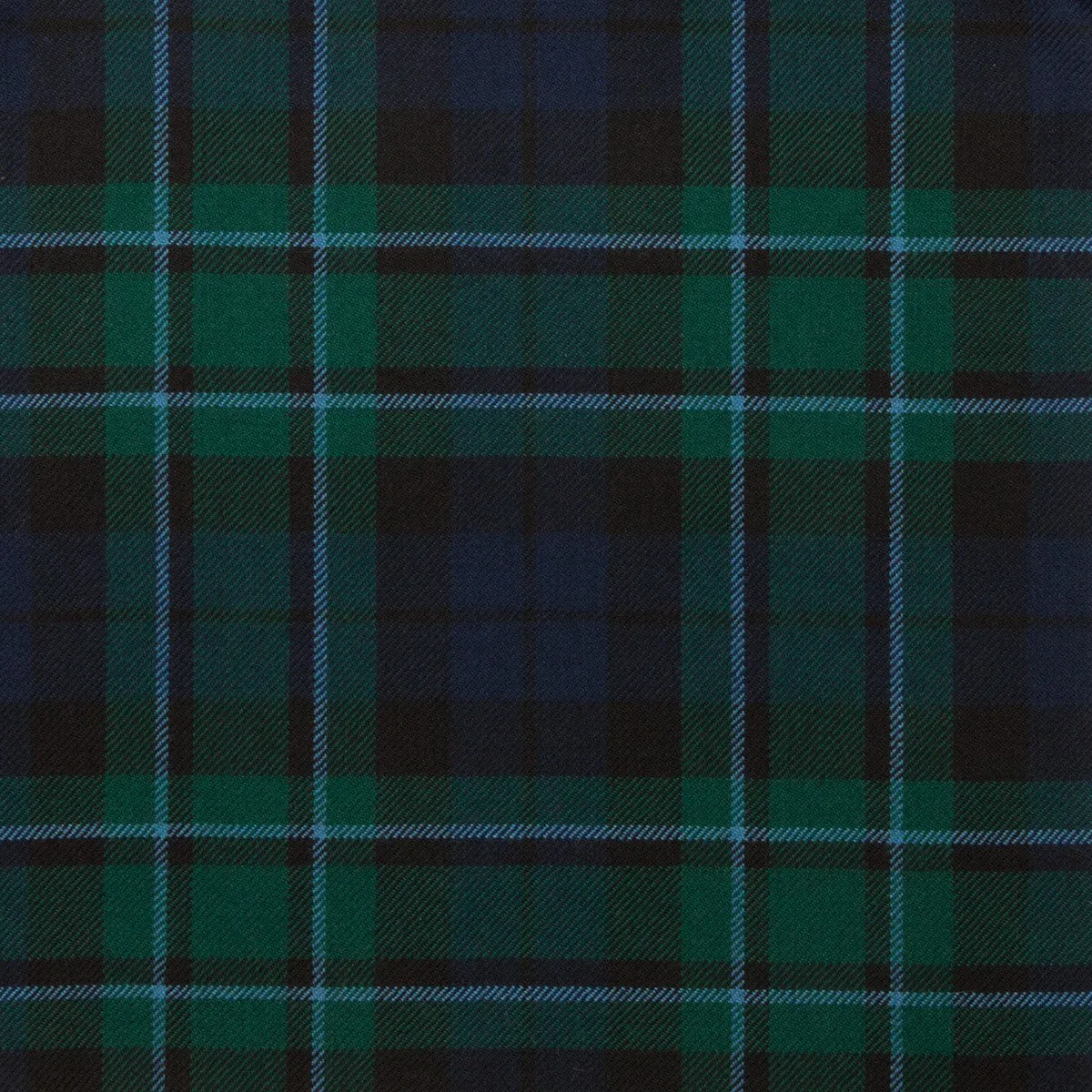 Worsted Wool Tartan Handkerchiefs / Pocket Squares — [ 42 Tartans ]