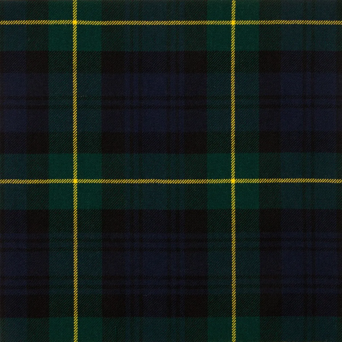 Worsted Wool Tartan Handkerchiefs / Pocket Squares — [ 42 Tartans ]